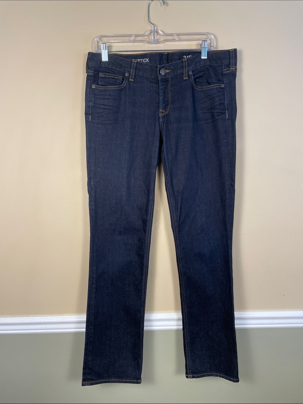 J. Crew Women’s Matchstick Straight Leg Dark Wash Denim Jeans Sz 31 Short